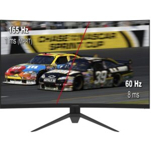 Monitor LC-Power LC-M32-QHD-165-V2 / 31.5″ / QHD / VA Curved / 16:9 / 165Hz / 4ms / HDMI + DP + Audio / E zezë