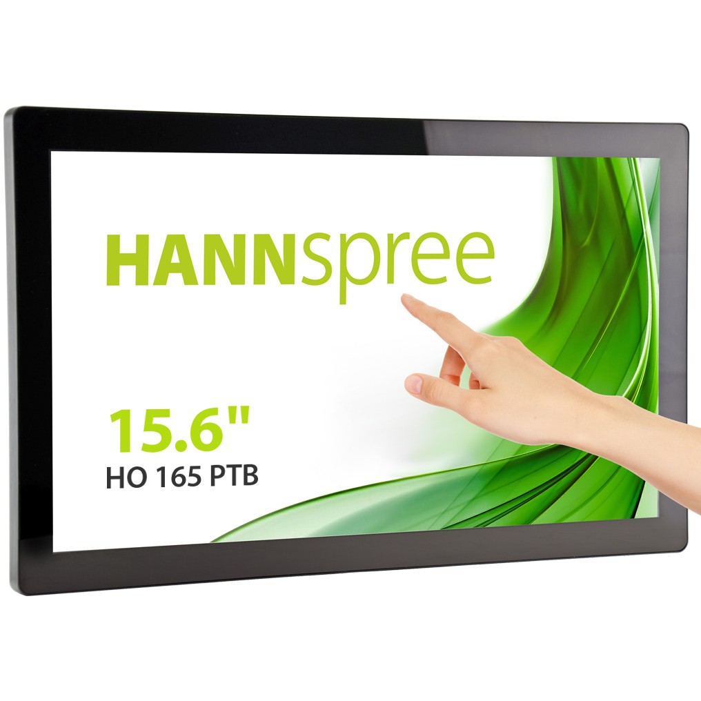 Monitor Hannspree HO165PTB / 15.6″ / FHD / IPS / 16:9 / 60Hz / 10-Point Multi-Touch / HDMI + DP + VGA / E zezë - Figura 3