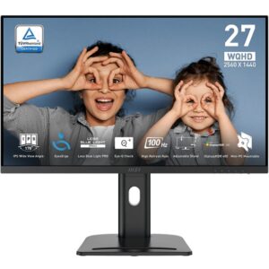 Monitor MSI Pro MP273QPDE E2 / 27"/ Wide Quad HD IPS / LCD / 100Hz / 4ms / HDMI + DisplayPort – Zezë