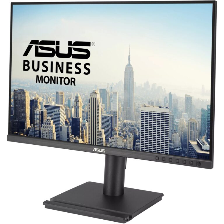Monitor për punë ASUS Business BE248QF / 24.1" / WUXGA LED IPS / 100 Hz / 5 ms / USB+VGA+HDMI+DP / Zezë