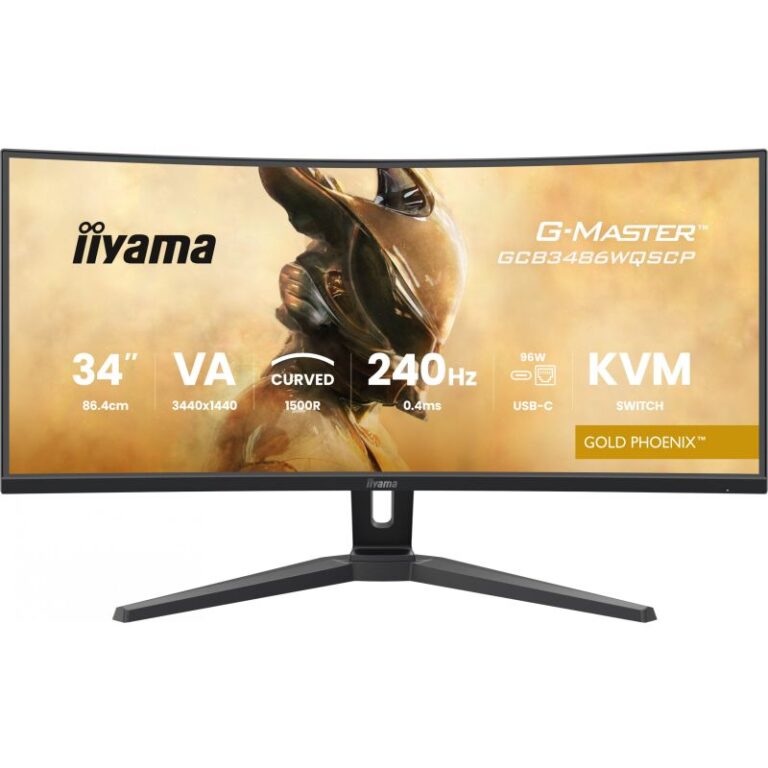 Monitor Gaming iyama G-Master GCB3486WQSCP / 34 Inch / 4K Ultra HD / 240Hz / 0.4ms / I zi