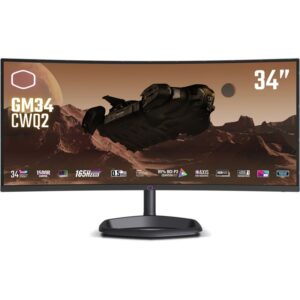 Monitor Gaming Cooler Master GM34-CWQ2 / 34 Inch / UltraWide Quad HD / 180Hz / 0.5ms / I zi
