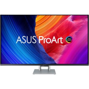 Monitor ASUS ProArt PA32UCDM / 31.5″ / 4K UHD / QD-OLED / 16:9 / 240Hz / 0.1ms / HDMI + DP + USB-C + Thunderbolt / E bardhë