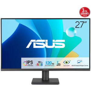 Monitor ASUS VA279HG / 27″ / FHD / VA LCD / 16:9 / 75Hz / 5ms / HDMI + VGA / E zezë