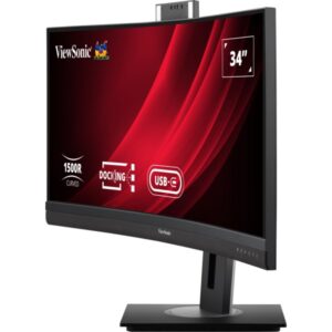 Monitor i lakurar Viewsonic VG3457CV / 34" UltraWide Quad HD 100 Hz 5 ms VA Curved / HDMI DP USBC LAN / e zezë