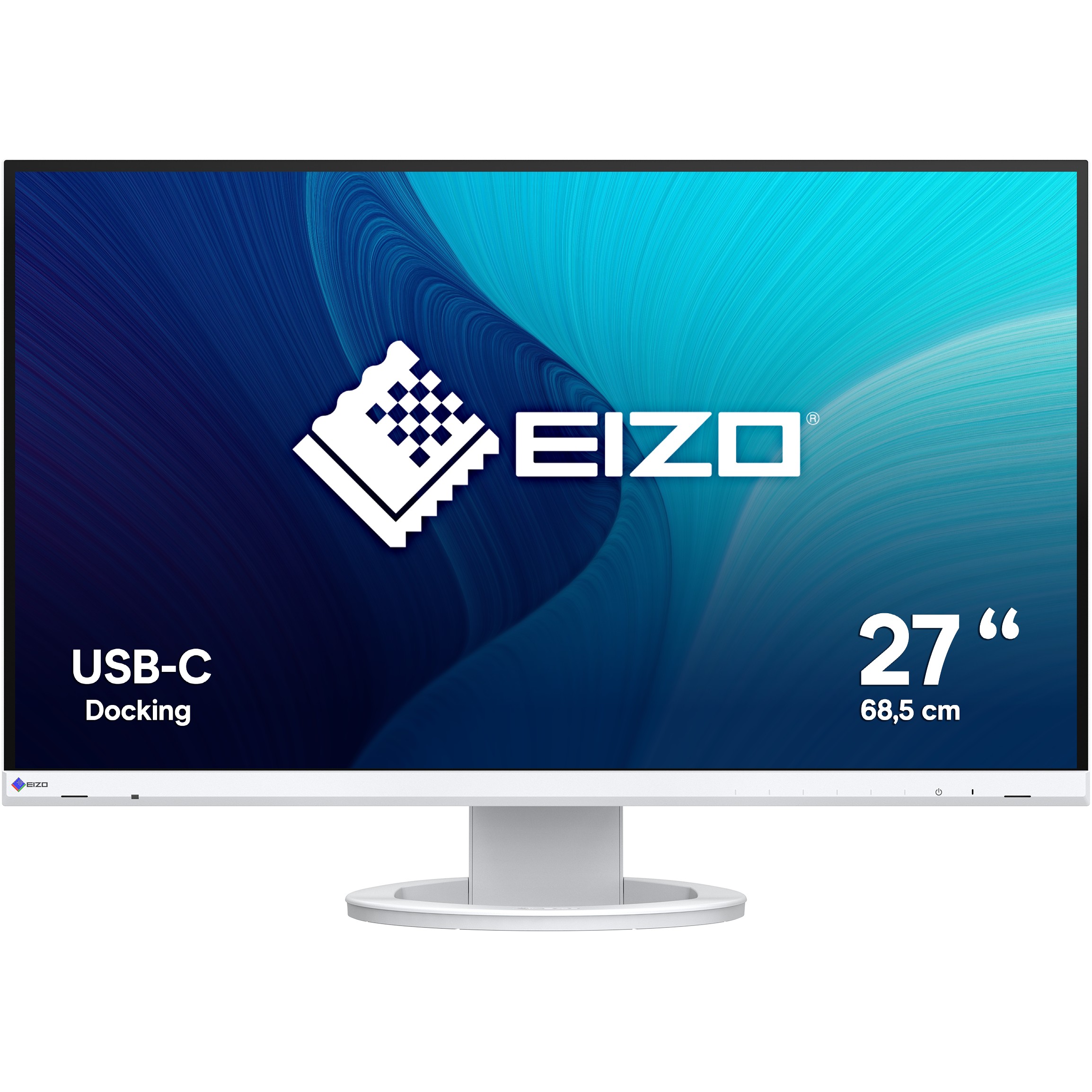Monitor EIZO EV2720-WT / 27″ / QHD / IPS LCD / 16:9 / 60Hz / 5ms / HDMI + DP + USB‑C + USB Hub / E bardhë