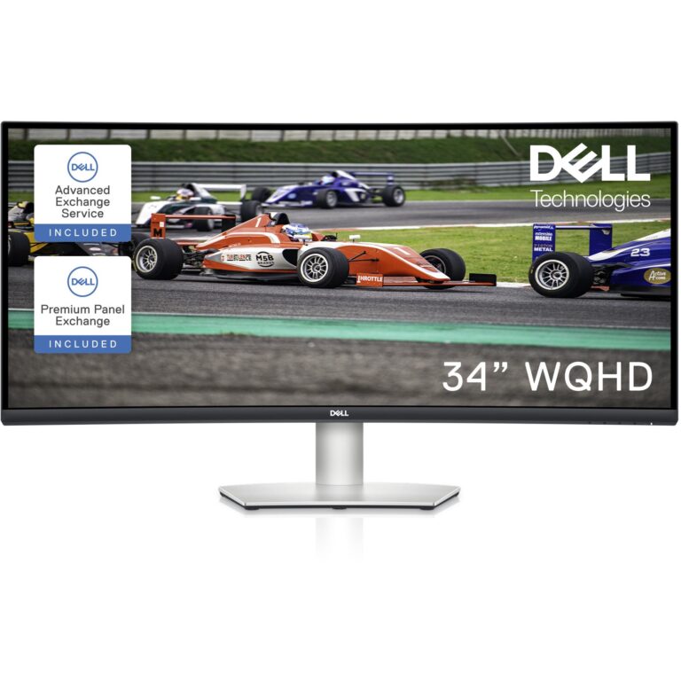 Monitor i lakuar Dell S3422DW / 34" Wide Quad HD 100 Hz 4 ms VA Curved / HDMI, USB / Hiri
