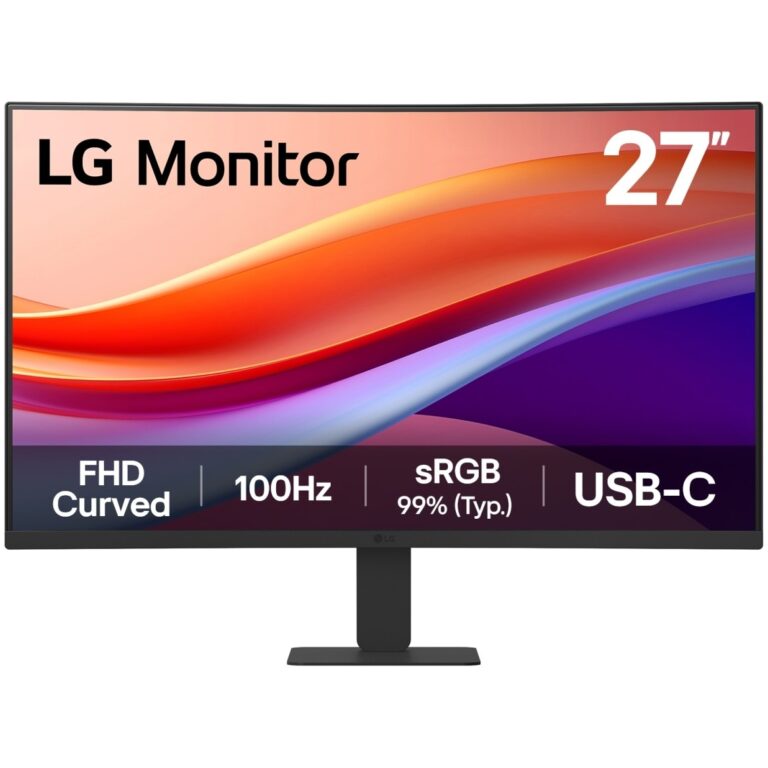 Monitor i lakuar LG 27U421A-B / 27" Full HD 100 Hz 5 ms VA Curved / HDMI / e zezë