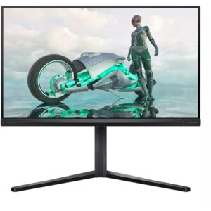 Monitor Philips 24M2N3200A / 23.8″ / FHD / IPS LCD / 16:9 / 180Hz / 1ms / HDMI + DP / E zezë + gri / AMD FreeSync Premium