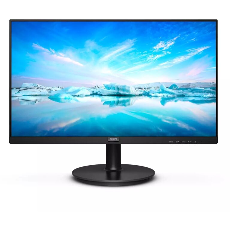Monitor Philips 271V8LA / 27″ / FHD / VA LCD / 16:9 / 75Hz / 4ms / HDMI + VGA + Audio Out / E zezë / LowBlue Mode + Flicker-Free