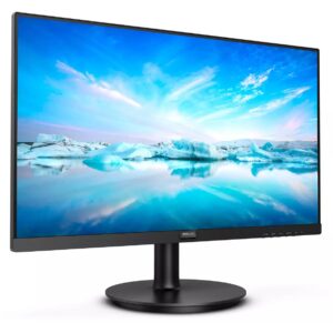 Monitor Philips 271V8LA / 27″ / FHD / VA LCD / 16:9 / 75Hz / 4ms / HDMI + VGA + Audio Out / E zezë / LowBlue Mode + Flicker-Free