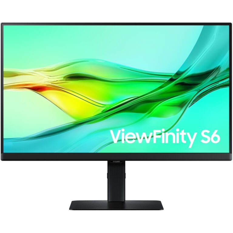 Monitor Samsung ViewFinity S60UD S24D604UAU / 24″ / QHD / IPS LCD / 16:9 / 100Hz / 5ms / HDMI + DP + USB‑C / E zezë / HDR10 / USB Hub + Ethernet