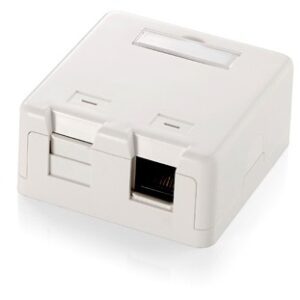 Aksesorë për rrjet Equip / Surface Mount Box / 2x Keystone Slots / Premium