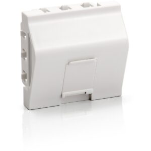 Aksesorë për rrjet Equip / Flush Mount Insert French Style / 1x Keystone / 45x45 mm