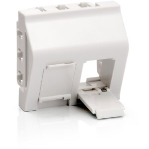 Aksesorë për rrjet Equip / Flush Mount Insert French Style / 2x Keystone / 45x45 mm