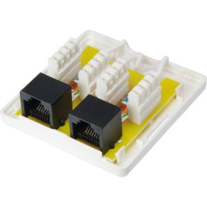 Aksesorë për rrjet Equip / Surface Mount Box / 2x RJ45 Cat6 UTP 8