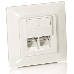 Aksesorë për rrjet Equip / Flush Mount Box + 2x RJ45 Cat5e Ports