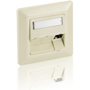 Aksesorë për rrjet Equip / Flush Mount Box + Faceplate / 3x Keystone / 45° Angle