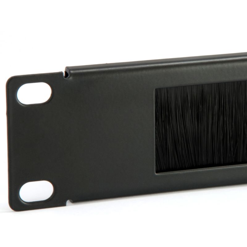 Aksesorë Rack / 19" Cable Entry Panel / 1U / Brush Insert - Zezë - Figura 4