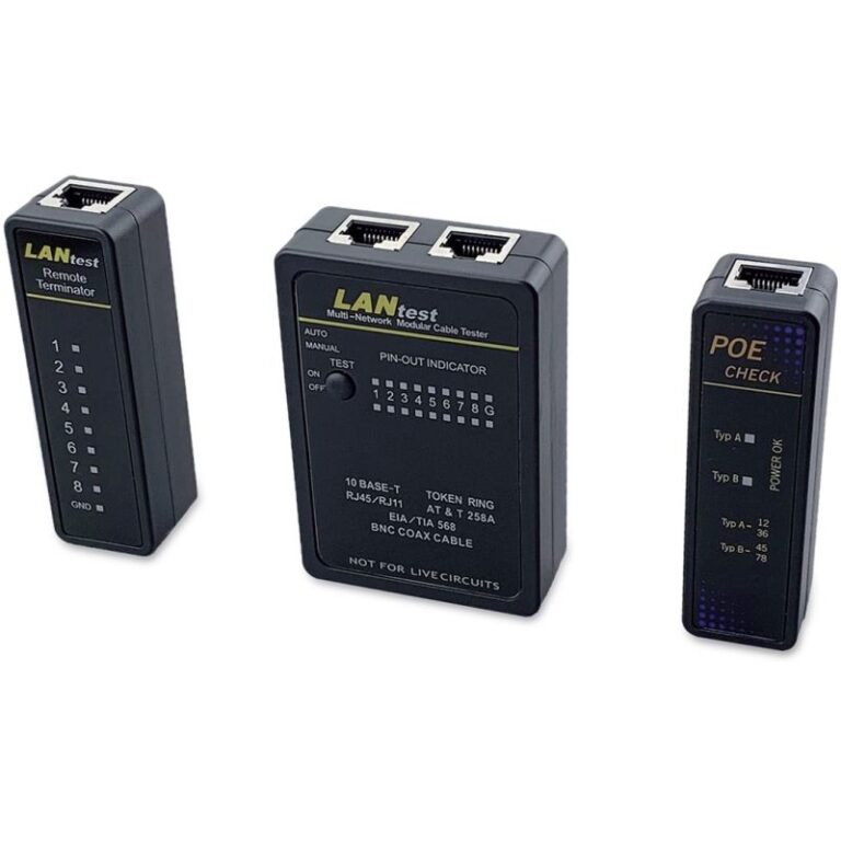 SFP Equip Cable Tester / Network / RJ45 / RJ11 / RJ12 / BNC - Zezë