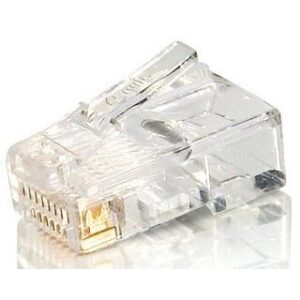 Aksesorë për rrjet Equip Adapter Plug Connector / Round Cable C5 / RJ45 / 100 Stk