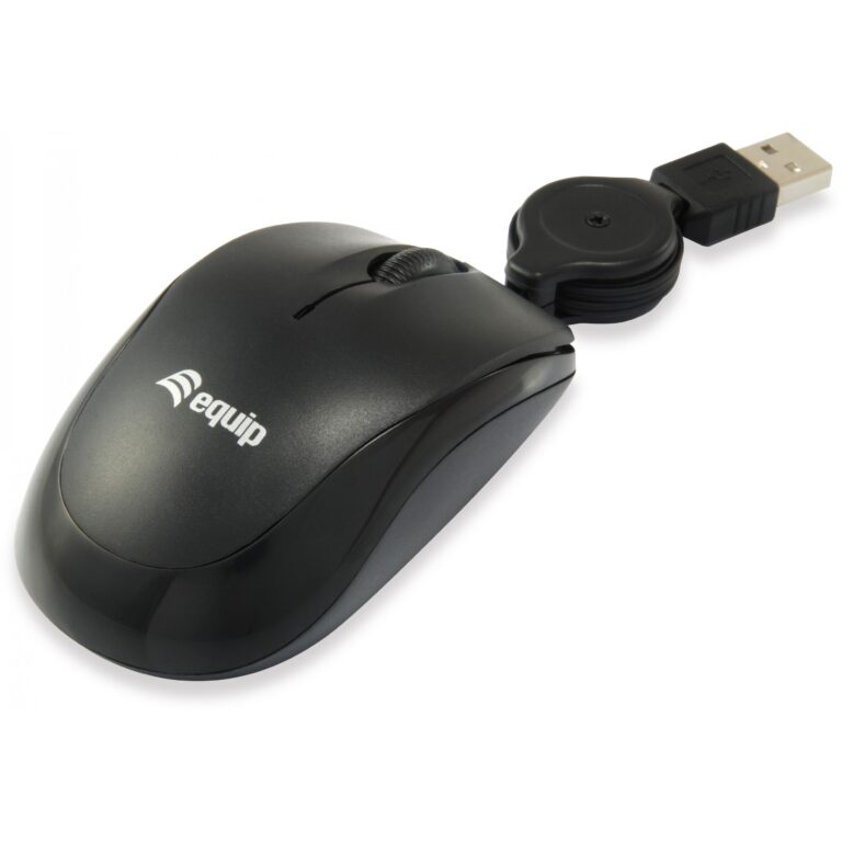Maus me Kabllo / Equip / Optik / USB / 0.8 m / Zezë
