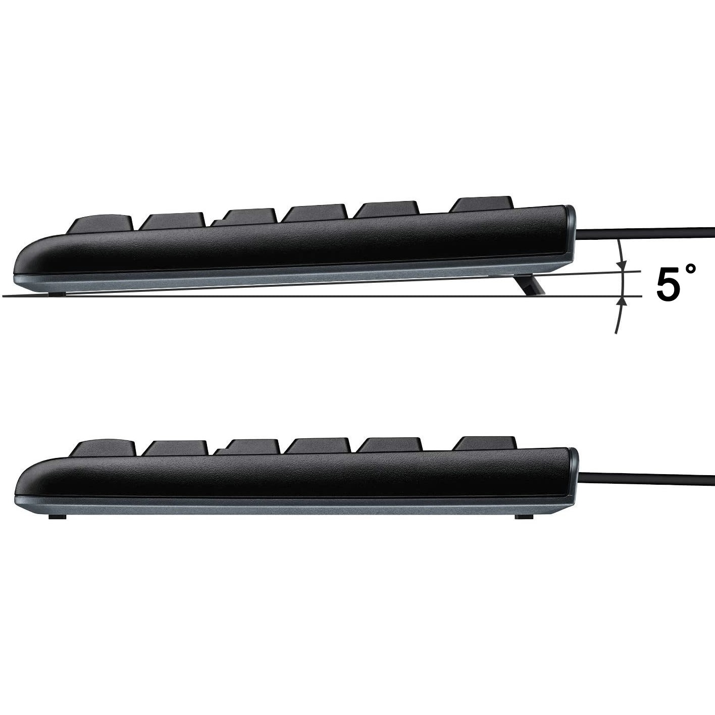 Tastierë me kabllo Equip / Italian layout - Zezë - Figura 3