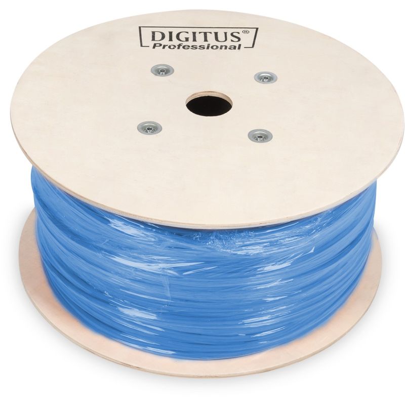 Kabllo për Rrjet / DIGITUS Cat6A Installation Cable / U/FTP / Twisted Pair / 305m / LSZH – Blu - Figura 4