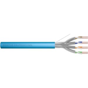 Kabllo për Rrjet / DIGITUS Cat6A Installation Cable / U/FTP / Twisted Pair / 305m / LSZH – Blu