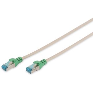 Kabllo për Rrjet / DIGITUS Cat5e Premium Crossover Patch Cable / SF/UTP / 2x RJ45 / 2.00m / LSZH / Polybag – Gri