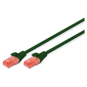 Kabllo për Rrjet DIGITUS Patch Cable Cat6 U/UTP 2xRJ45 / 1.0m / LSZH - Gjelbër