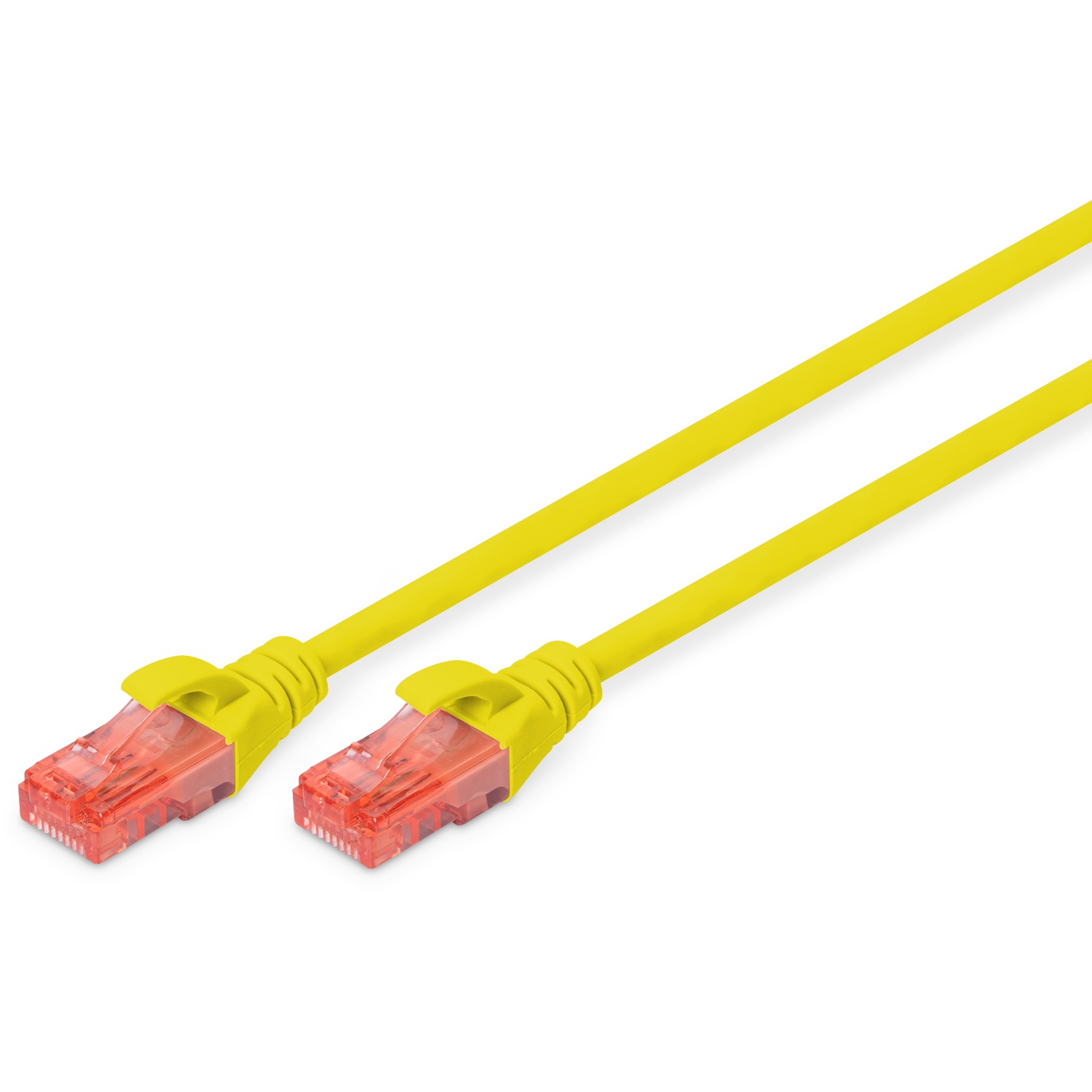 Kabllo për Rrjet DIGITUS Patch Cable Cat6 U/UTP / LSZH / 0.25m - Verdhë
