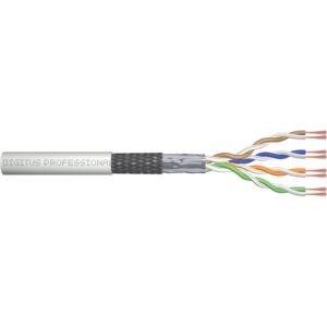Kabllo për rrjet DIGITUS Cat5e SF/UTP Twisted Pair Roh-Patch Cable / 100m - Gri