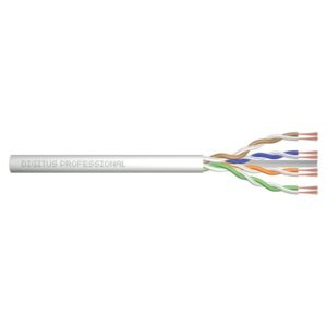 Kabllo për rrjet / DIGITUS / CAT 6A / U / UTP / Twisted Pair/ 100 m - Gri