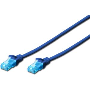 Kabllo rrjeti DIGITUS Cat5e U/UTP Patch Cable / 3m - Blu