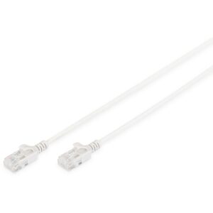 Kabllo për Rrjet DIGITUS CAT.6 U/UTP Slim Patch Cable 1m - Gri
