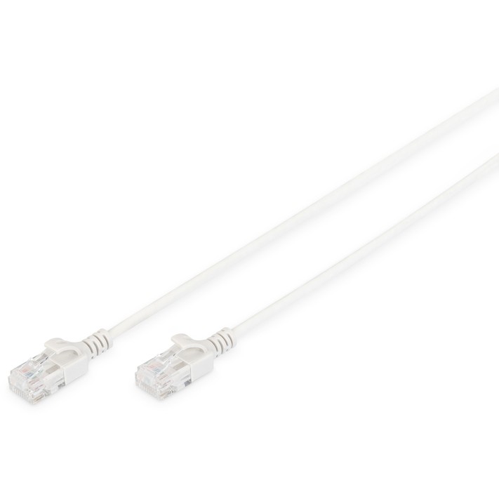 Kabllo për Rrjet DIGITUS CAT.6 U/UTP Slim Patch Cable 1m - Gri