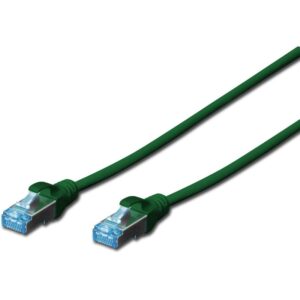 Kabllo për rrjet DIGITUS CAT.5e SF/UTP Patch Cable RJ45 / 1.0m – Gjelbër