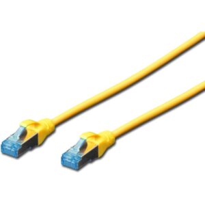 Kabllo për rrjet DIGITUS CAT.5e SF/UTP Patch Cable RJ45 / 1.0m – Verdhë