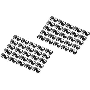 Aksesorë për rrjet DIGITUS Color Clips / Patch Cables / 100 pcs – Zezë