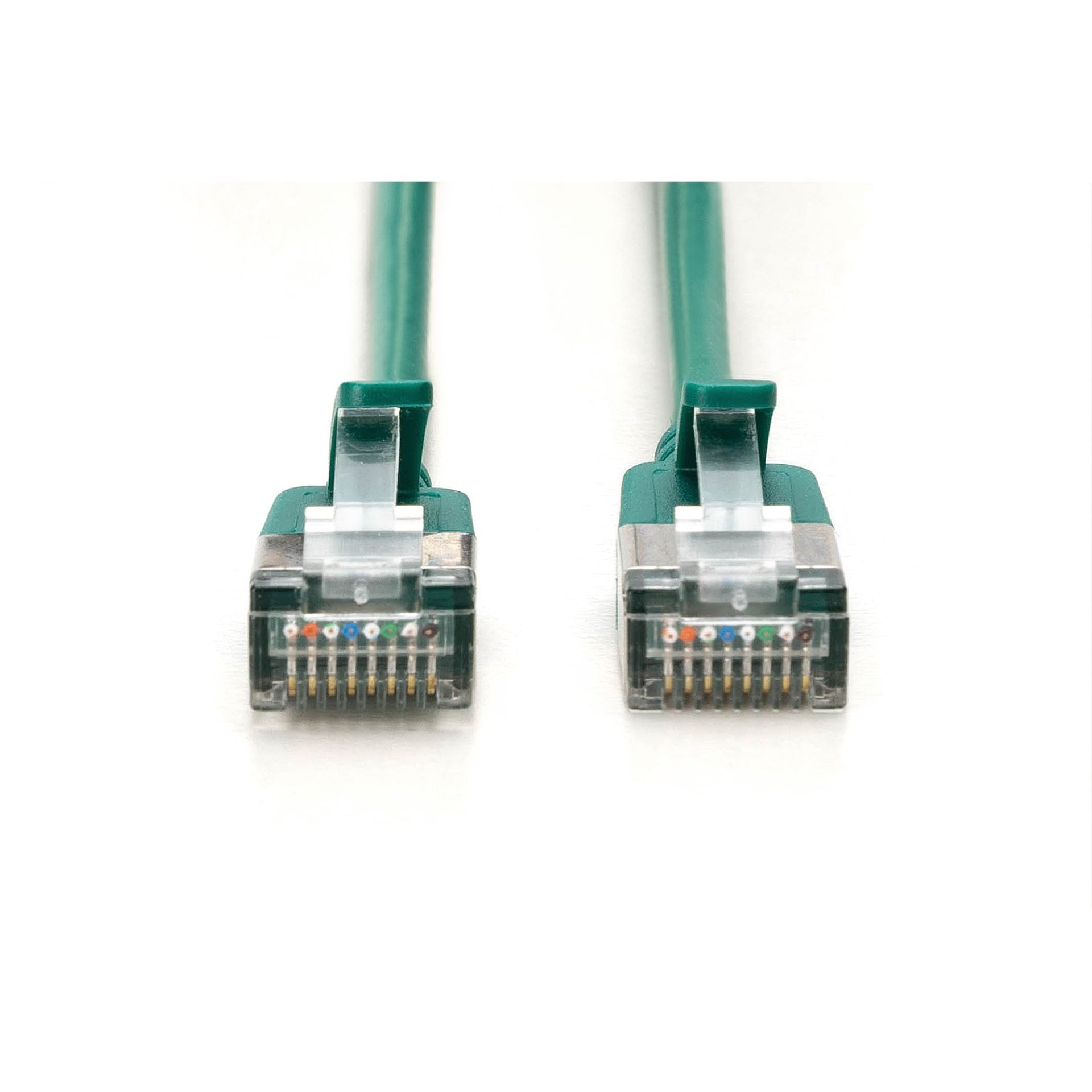 Kabllo për Rrjet DIGITUS Patch Cable Cat6A F/FTP Slim / 0.30m / Polybag - Gjelbër - Figura 2