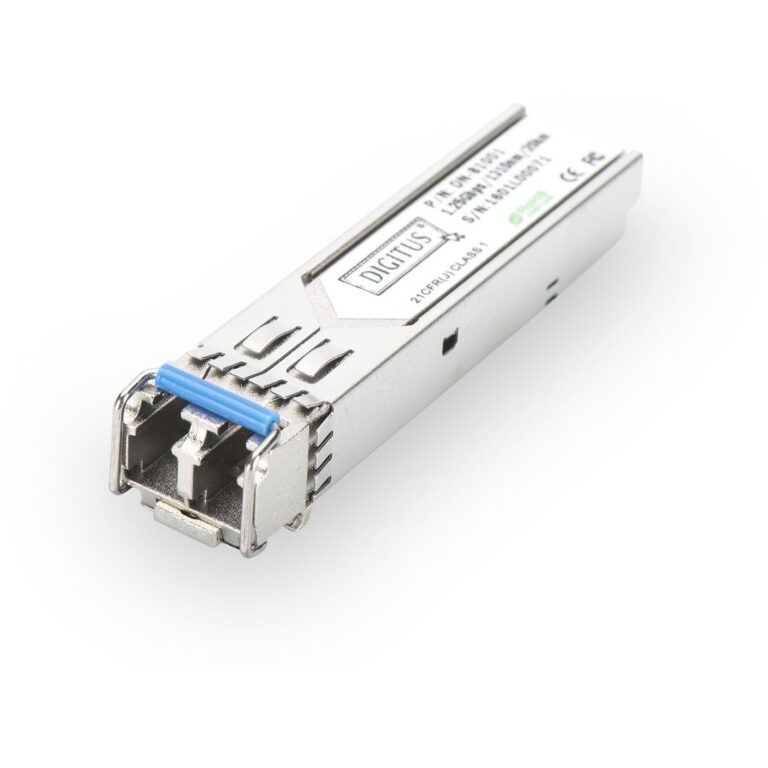 Aksesorë për Rrjet DIGITUS Fiber Optic Adapter LC Duplex / Singlemode / SFP Module / 1.25Gbps / Polybag