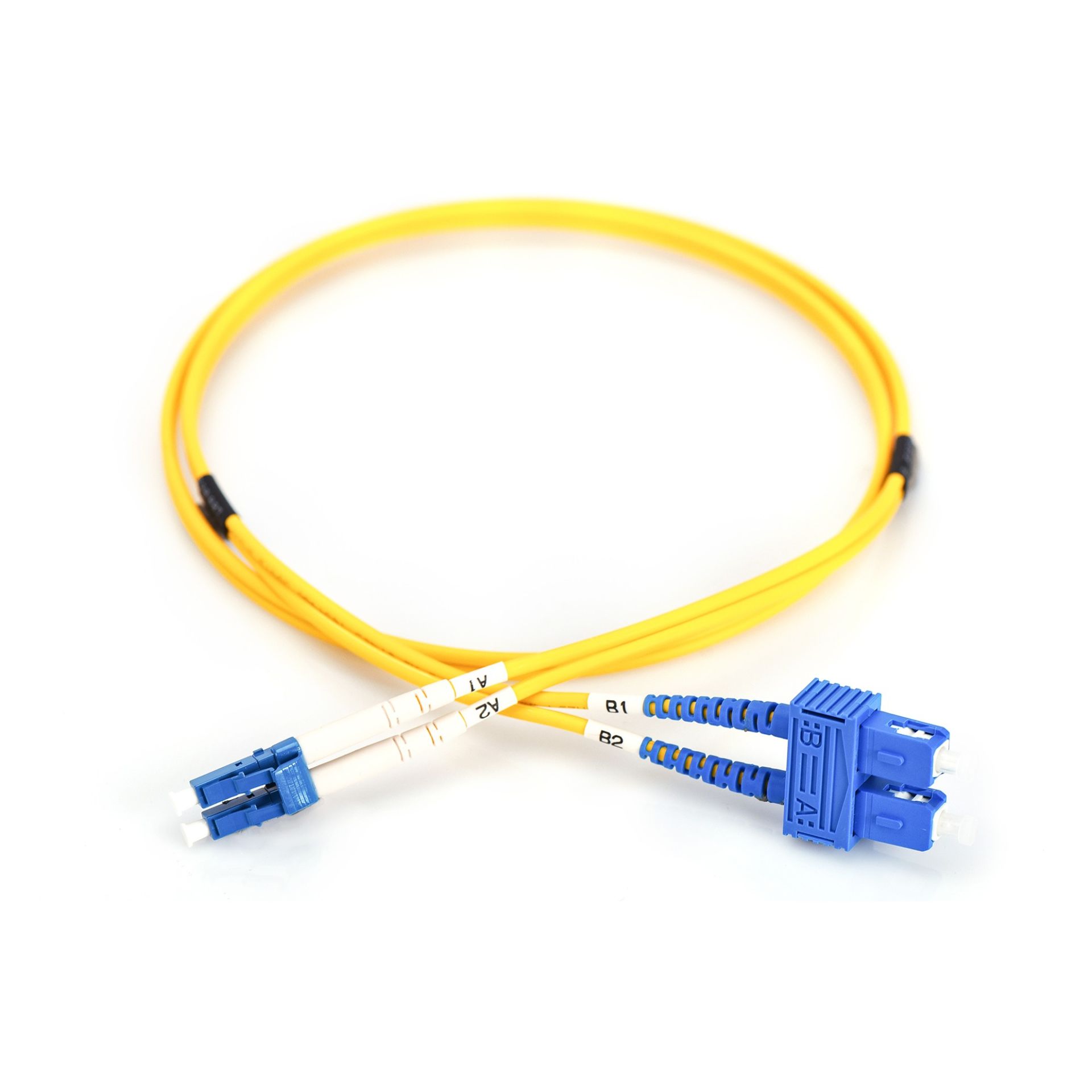 Kabllo për Rrjet DIGITUS Fiber Optic Patch Cable LC–SC / 10.00m / Singlemode Duplex OS2 / Polybag - Figura 3