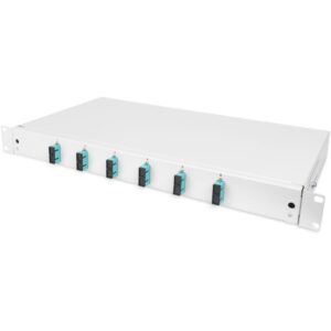 Aksesorë për Rrjet DIGITUS LWL Splice Box 1U Equipped 6x SC Duplex OM3 - Hiri
