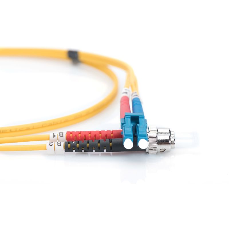 Kabllo optike DIGITUS / Patch Cable / LC-ST / 1.0 m / Singlemode / Duplex / OS2 - Figura 2