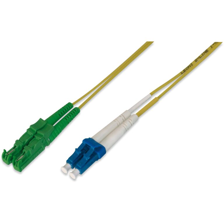 Aksesorë për Rrjet DIGITUS LWL Patch Cable E2000 → LC 1.00m Singlemode Duplex