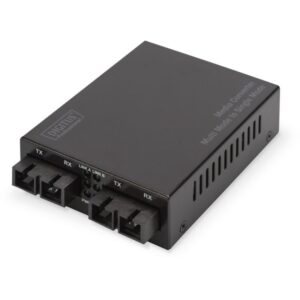 Aksesorë për Rrjet DIGITUS Gigabit Media Converter Multimode/Singlemode SC/SC
