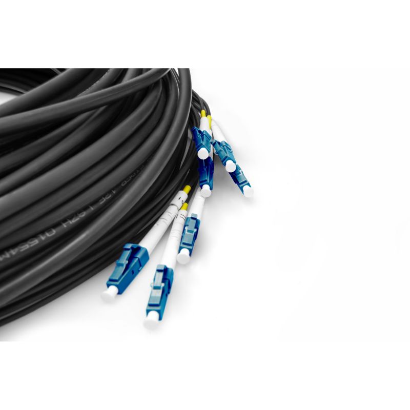 Kabllo optike DIGITUS / Patch Cable / LC-UPC / OS2 / Singlemode / 100m / 8 Fibers - Figura 3