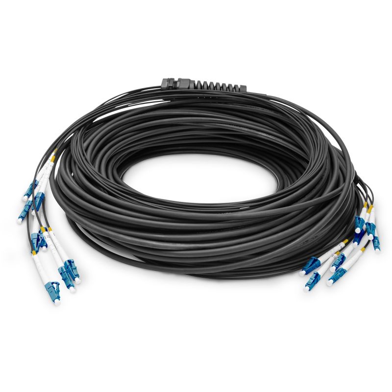 Kabllo optike DIGITUS / Patch Cable / LC-UPC / OS2 / Singlemode / 100m / 8 Fibers