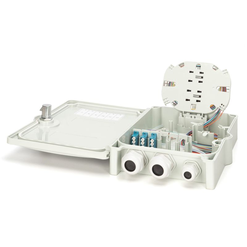Aksesorë optik DIGITUS / FTTH Box / OS2 / Singlemode / 12 Fibers / LC-PC - Figura 3